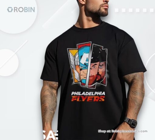 Philadelphia Flyers X 2025 Marvel Super Hero Game Shirt