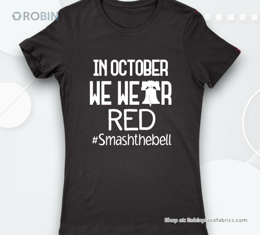 Philadelphia Phillies In October We Wear Red Smash The Bell Shirt Philadelphia Phillies In October We Wear Red Smash The Bell Shirt