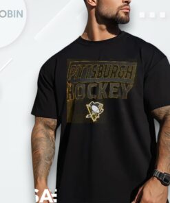Pittsburgh Penguins Gold Serve Shirt