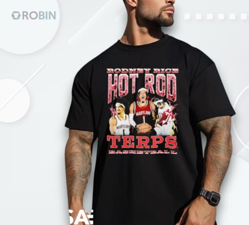 Rodney Rice Hot Rod Maryland Terrapins Graphic Shirt