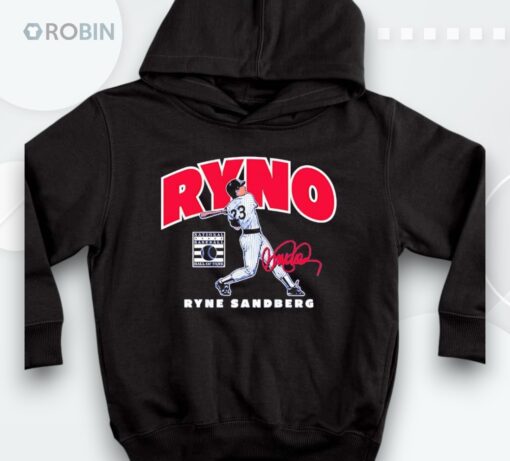 Ryne Sandberg Ryno Swing Chicago Cubs Signature Shirt