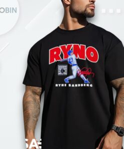 Ryno Ryne Sandberg Chicago Cubs Signature Shirt