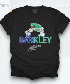 Saquon Barkley Philadelphia Eagles Logos Signatures Shirt
