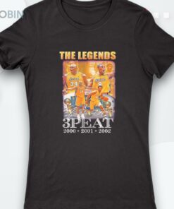 Shaquille O’neal And Kobe Bryant The Legends 3 Peat Signatures Shirt