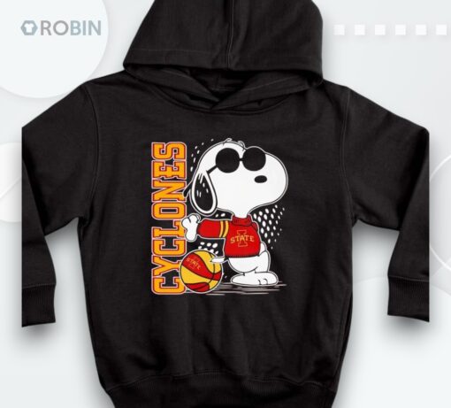 Snoopy Iowa State Cyclones Player Shirt