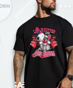 Snoopy Life Is Better With Indians Shirt