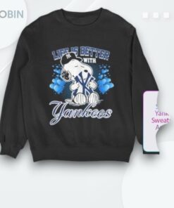 Snoopy Life Is Better With Yankees Shirt