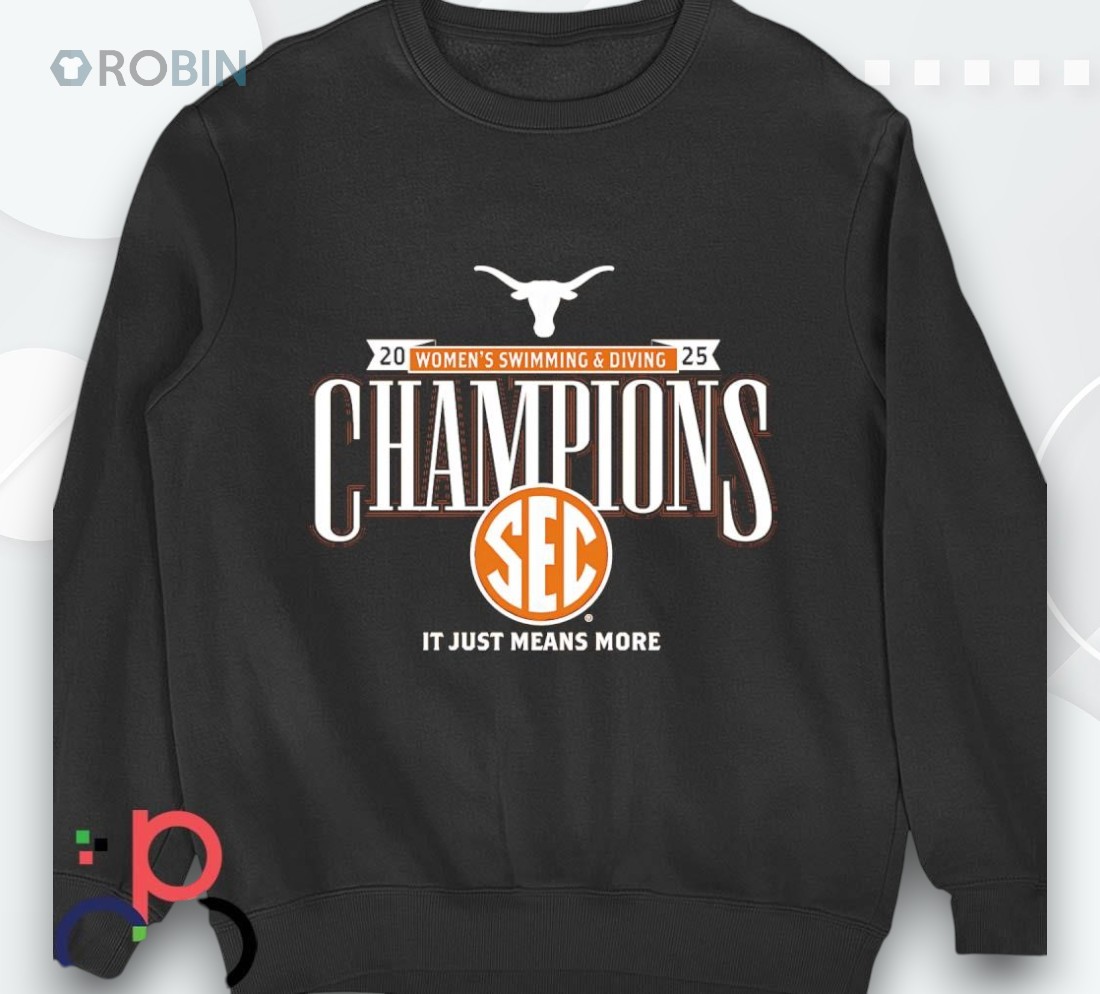 Texas Longhorns 2025 Sec Women’s Swimming And Diving Champions Shirt