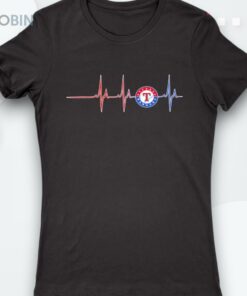 Texas Rangers Heartbeashirt