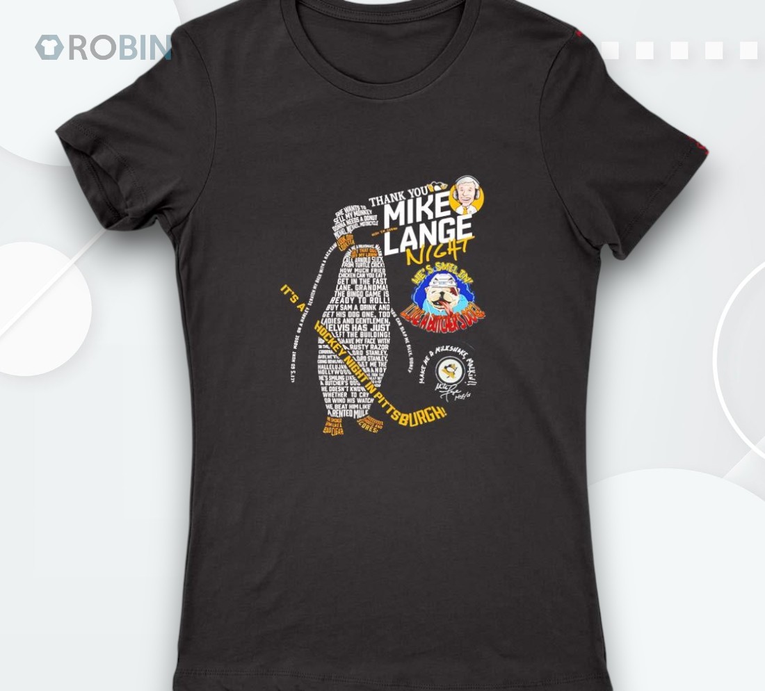 Thank You Mike Lange Night He’s Smilin’ Like A Butcher’s Dog Shirt Thank You Mike Lange Night He’s Smilin’ Like A Butcher’s Dog Shirt
