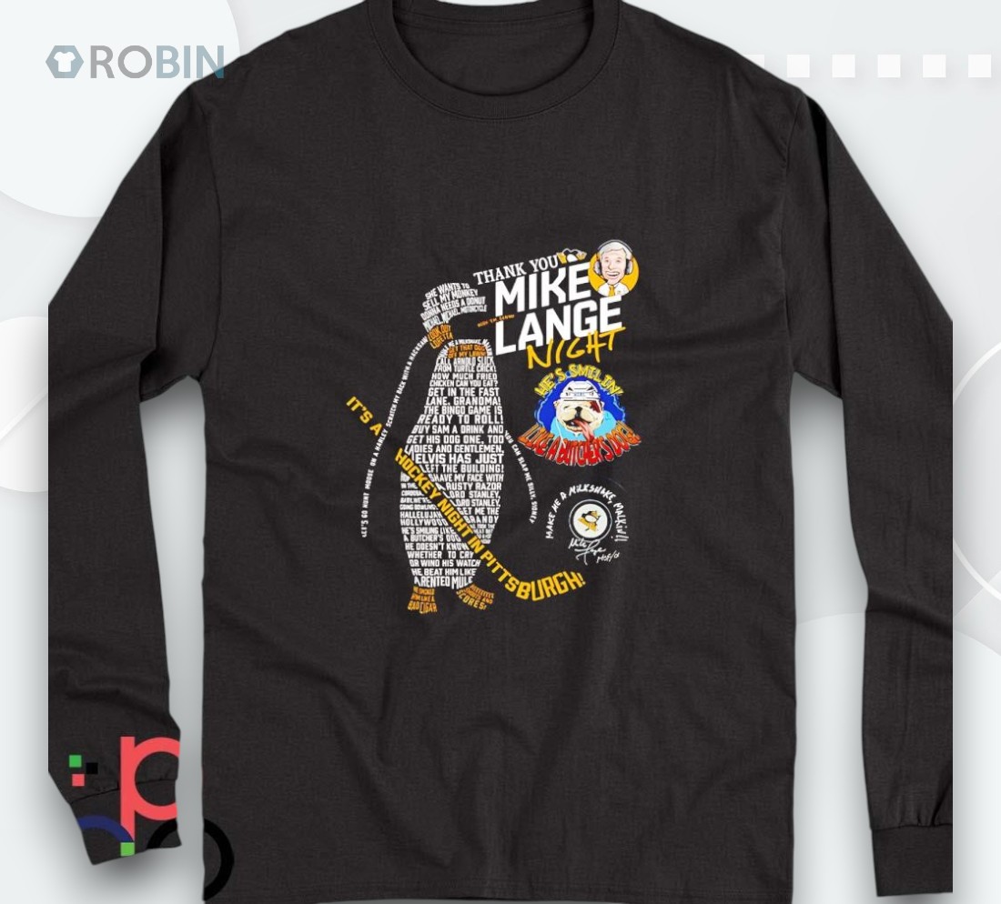 Thank You Mike Lange Night He’s Smilin’ Like A Butcher’s Dog Shirt Thank You Mike Lange Night He’s Smilin’ Like A Butcher’s Dog Shirt