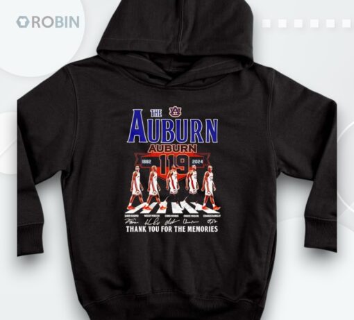 The Auburn Tigers 119 Years 1882 2025 Thank You For The Memories Shirt