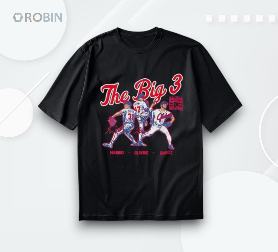 The Big 3 Greg Maddux Tom Glavine And John Smoltz Signature Shirt The Big 3 Greg Maddux Tom Glavine And John Smoltz Signature Shirt