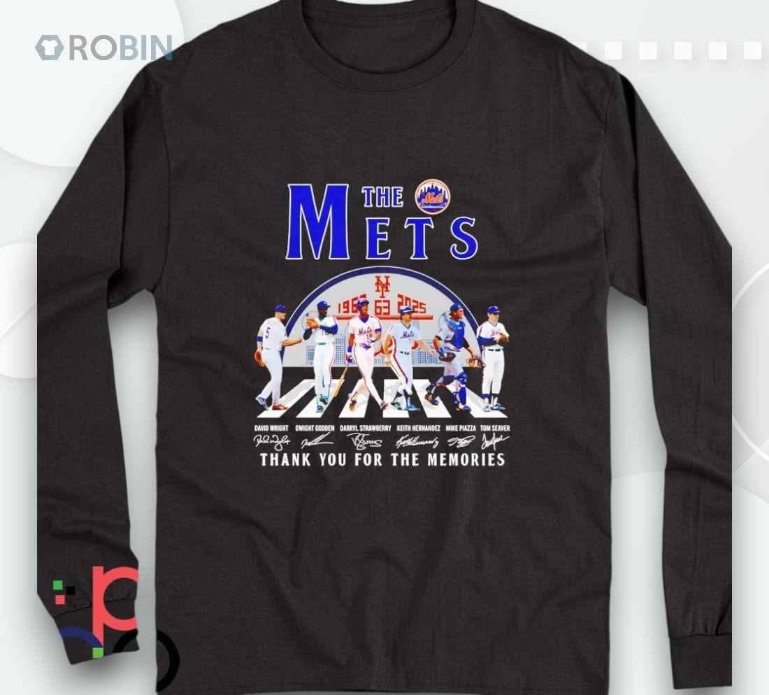 The New York Mets 63 Years 1962 2025 Thank You For The Memories Shirt