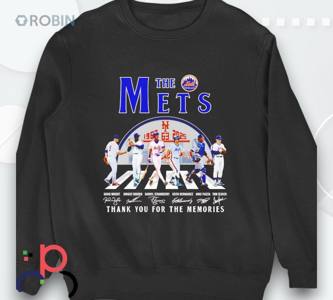 The New York Mets 63 Years 1962 2025 Thank You For The Memories Shirt