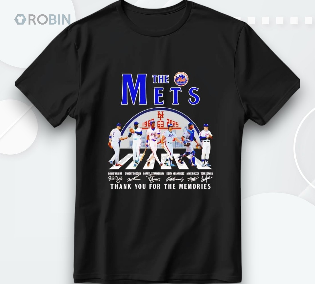 The New York Mets 63 Years 1962 2025 Thank You For The Memories Shirt