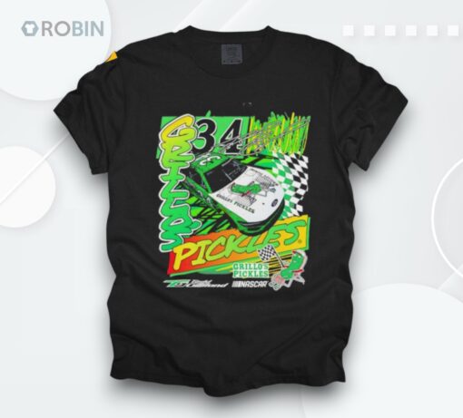 Todd Gilliland 34 Motorsports Grillo’s Pickles Car Signature Shirt