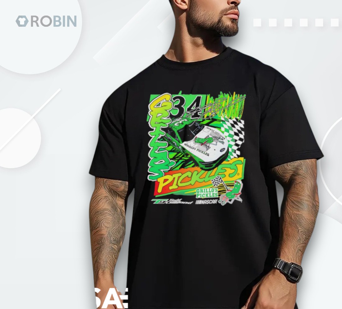 Todd Gilliland 34 Motorsports Grillo’s Pickles Car Signature Shirt