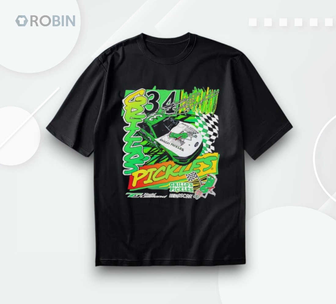 Todd Gilliland 34 Motorsports Grillo’s Pickles Car Signature Shirt