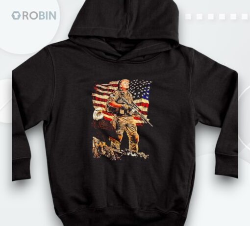 Trump Presidential Soldiers American Flag Shirt