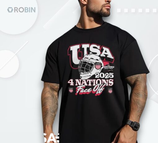 Usa 2025 4 Nations Face Off Shirt