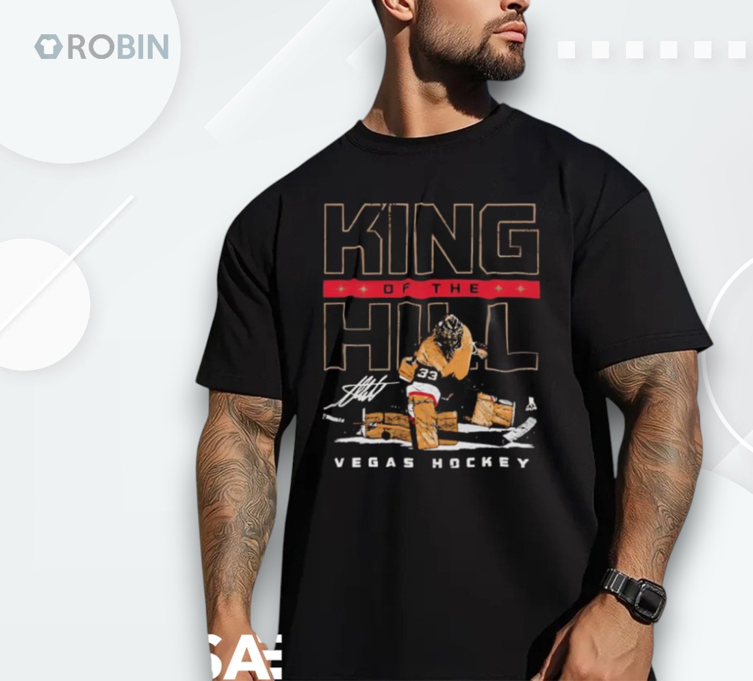 Vegas Golden Knights Adin Hill King Of The Hill Signature Shirt