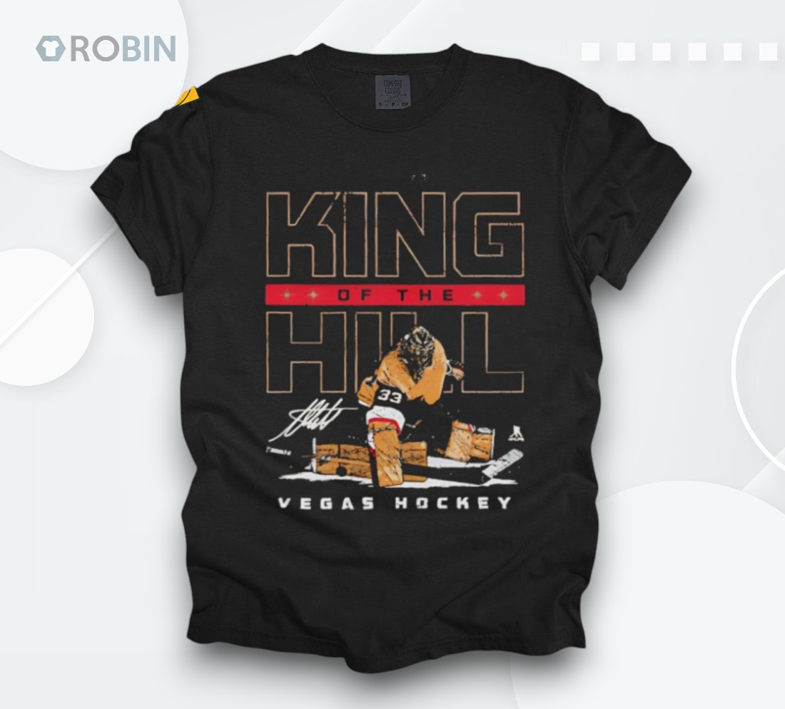 Vegas Golden Knights Adin Hill King Of The Hill Signature Shirt