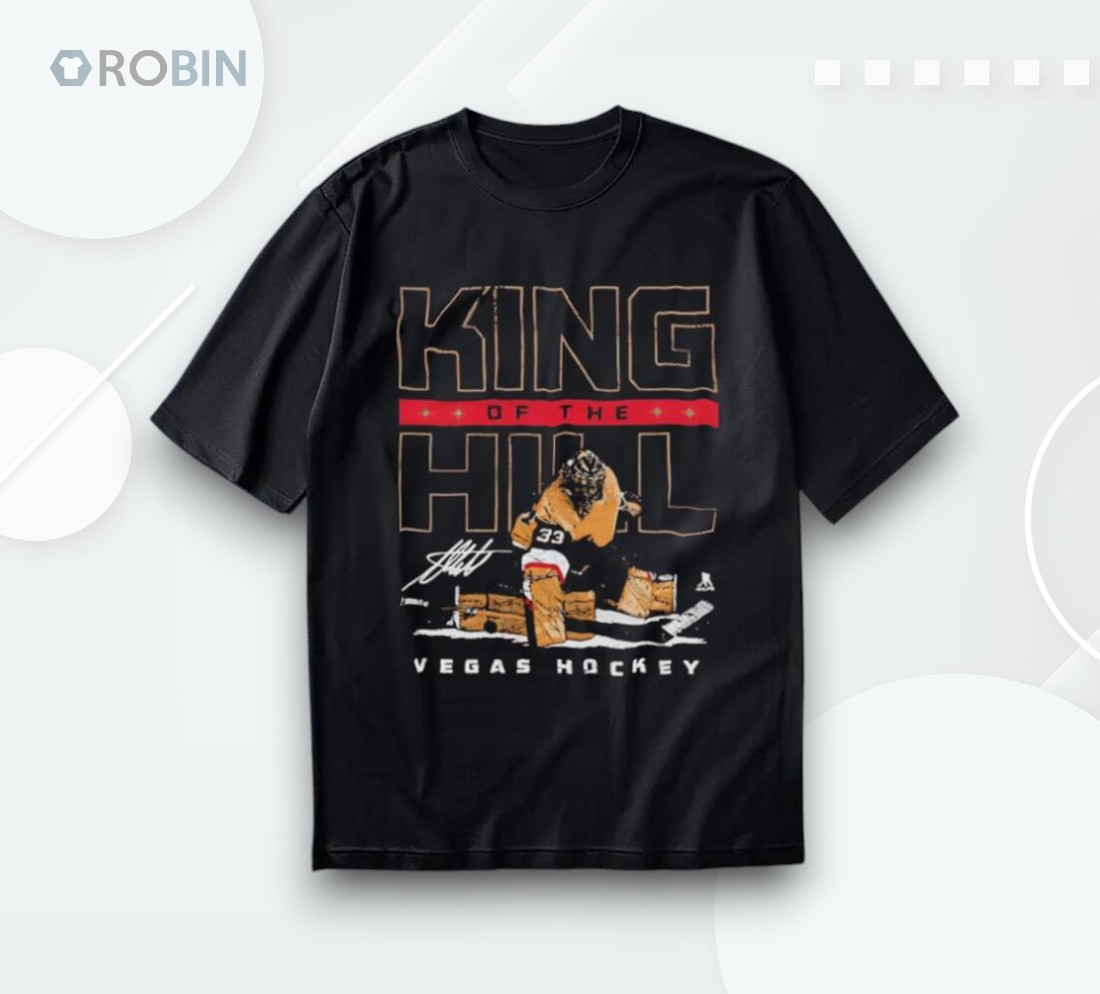 Vegas Golden Knights Adin Hill King Of The Hill Signature Shirt