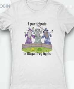 Wizard I Participate In Illegal Frog Fights Shirt