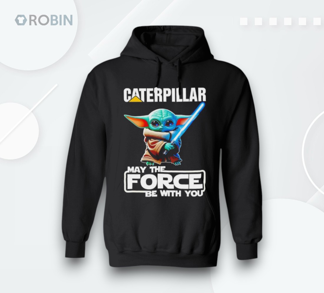 Yoda Caterpillar May The Force Be With You Shirt