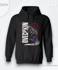 Alex Ovechkin Washington Hockey Vertical Signature Shirt