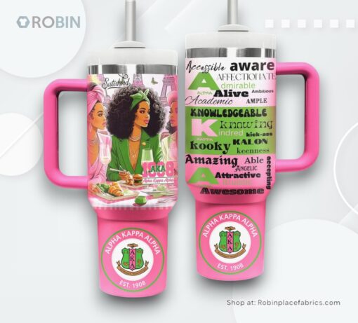 Alpha Kappa Alpha Stanley Tumbler Cup