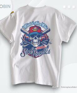 Amarillo Sod Poodles Skull Baseball Shirt