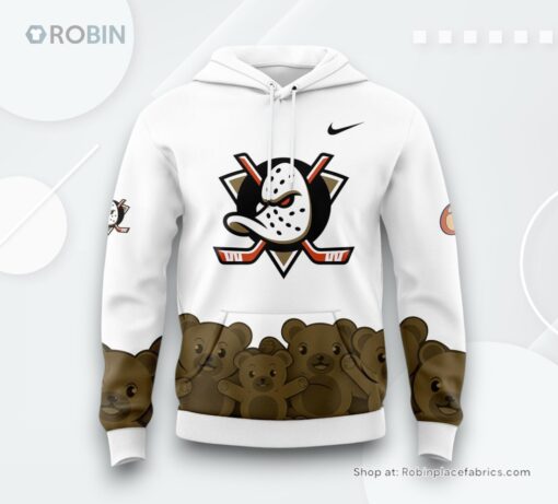 Anaheim Ducks Teddy Bear Toss Special Hoodie