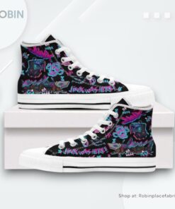 Arcane League of Legends Jinx Limited Edition High Top Canvas Shoes