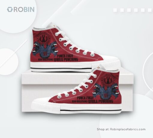 Arcane League of Legends Vi High Top Canvas Shoes