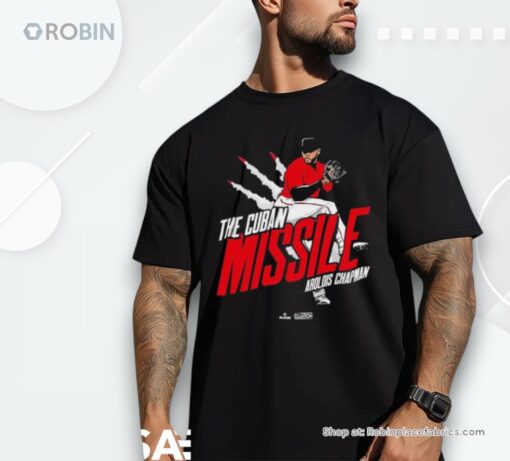 Aroldis Chapman The Cuban Missile In Boston Red Sox Shirts