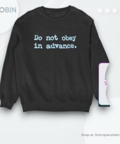 Asha Rangappa Wearing Do Not Obey In Advance Shirt