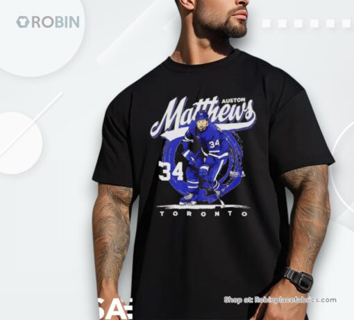 Auston Matthews Toronto Hockey Brush Shirt