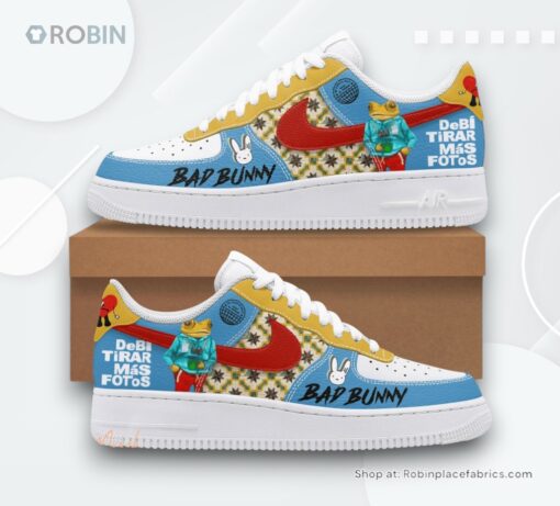Bad Bunny Debi Tirar Más Fotos Special Edition Nike Air Force 1 Sneaker