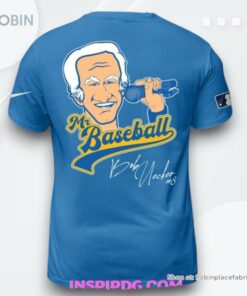 Baseball Hall of Famer Bob Uecker Blue T Shirt