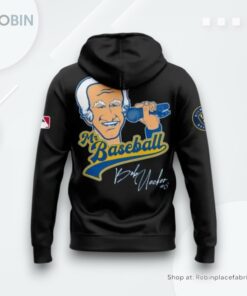 Baseball Hall of Famer Bob Uecker Special Black Hoodie Baseball Hall of Famer Bob Uecker Special Black Hoodie