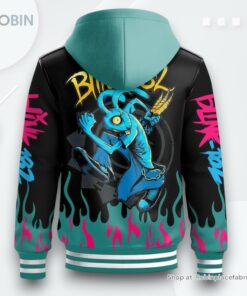 Blink 182 Smile Inside Limited Edition Hooded Varsity Jacket