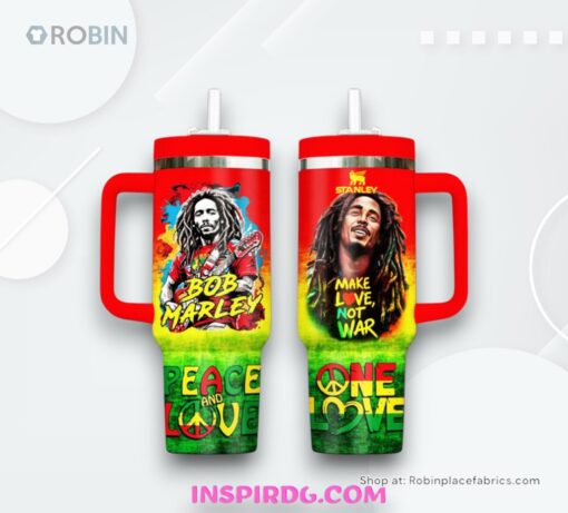 Bob Marley Make Love, Not War Stanley Tumbler Cup