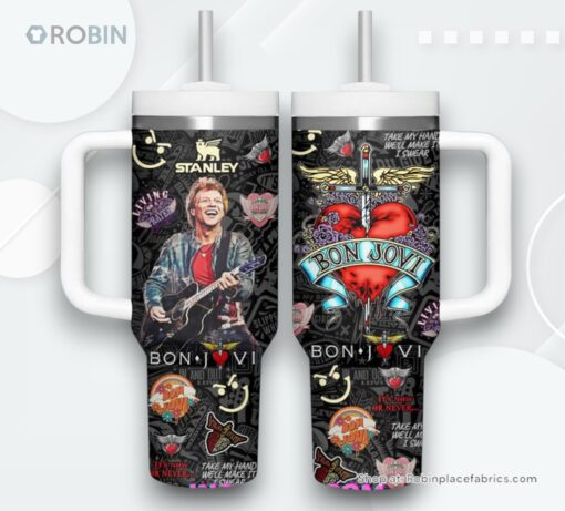 Bon Jovi Heart and Soul Stanley Tumbler Cup