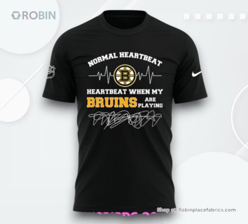 Boston Bruins x Heart Health Night 2025 Shirt, Hoodie