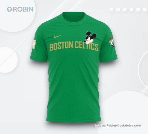 Boston Celtics x Mickey Mouse Performance Shirt, Hoodie