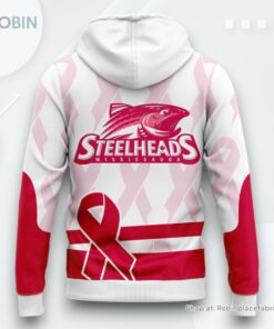 Brampton Steelheads Pink in the Rink Night Special Hoodie Brampton Steelheads Pink in the Rink Night Special Hoodie