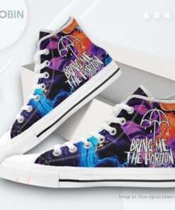 Bring Me The Horizon Limited Edition Converse Hightop Canvas Shoes
