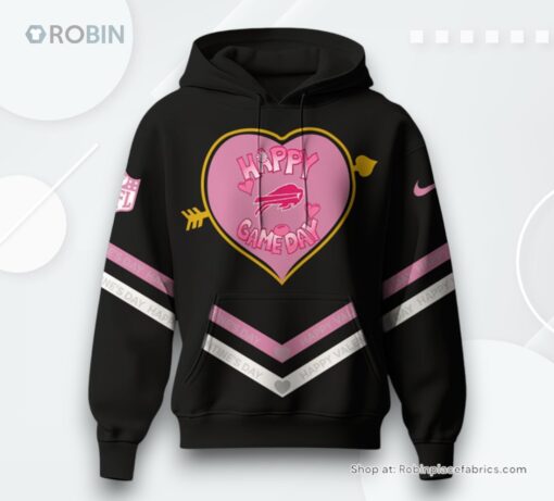 Buffalo Bills Happy Valentine Game Day 2025 Hoodie